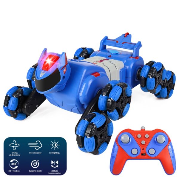 Watch Remote Control Intelligent Rc Toy Car Robot Dog With Battery